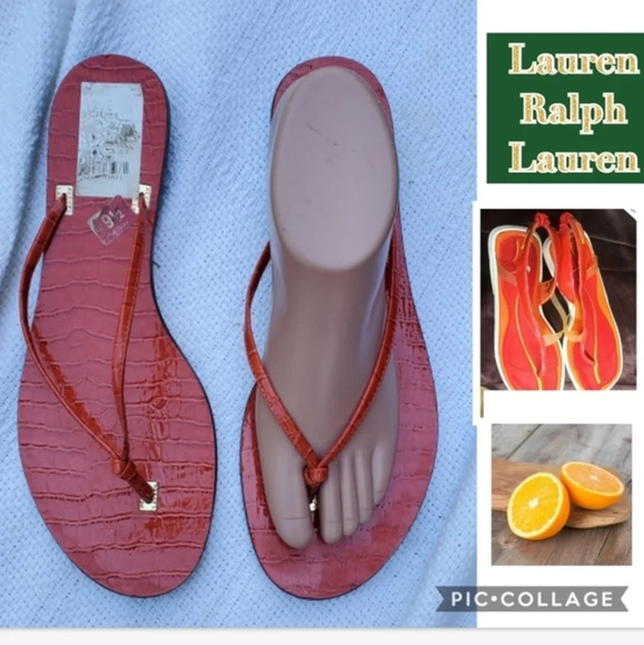 Lauren Ralph‎ Laurwn thong sandals 9.5 - Picture 1 of 6